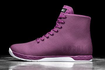 Deep / Purple Nobull High-Top Deep Purple Men's Trainers | CA P1496J